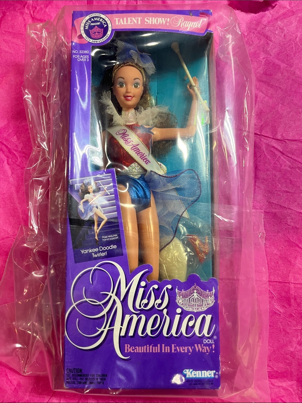 1991 Kenner Miss America "Raquel" Talent Show 70th Anniversary NRFB